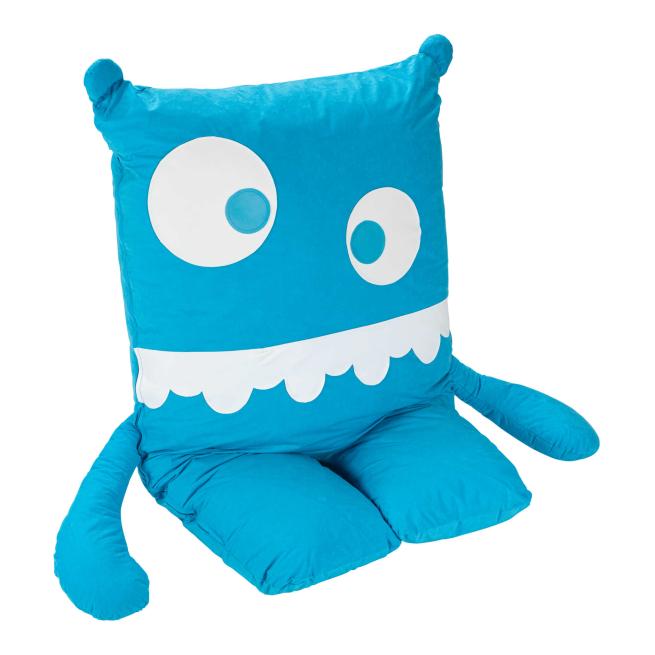 Sitzsack Monsterkissen blau