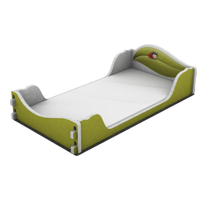 Schallschutz-Krippenbettchen Blatt