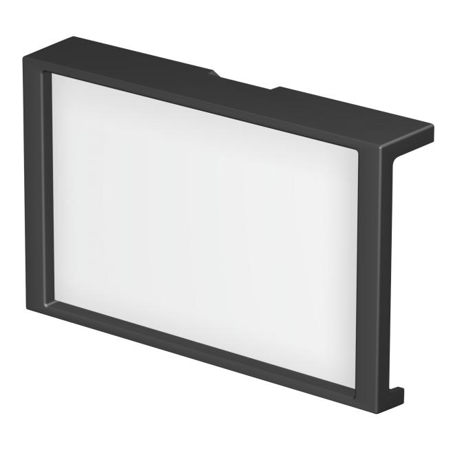 Info Rail Schild schwarz