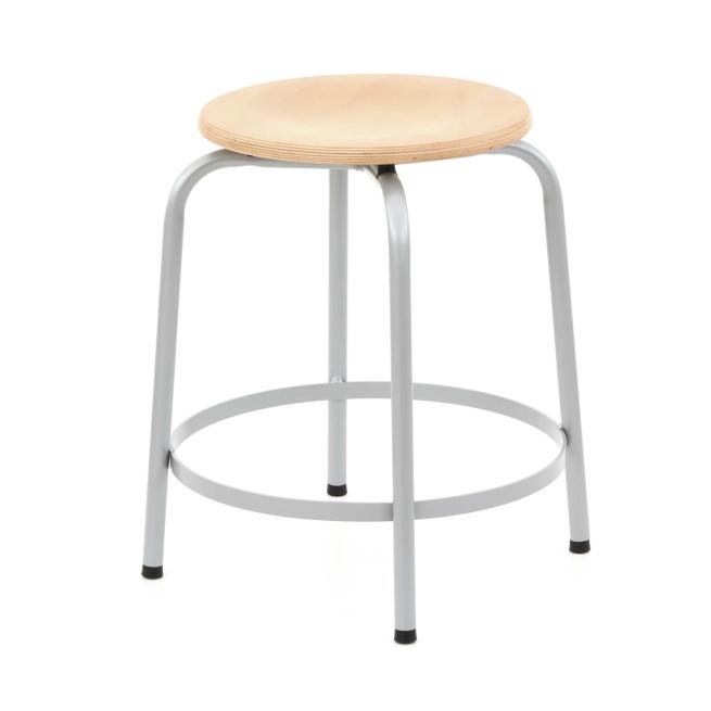 4-Bein-Hocker mit Fußleiste 