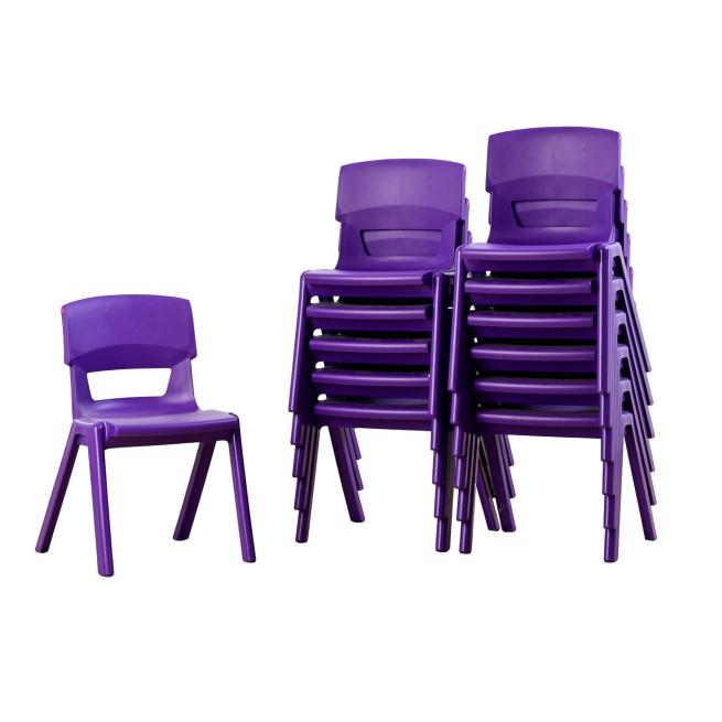 Stuhl Postura+ – Farbe Pflaume 