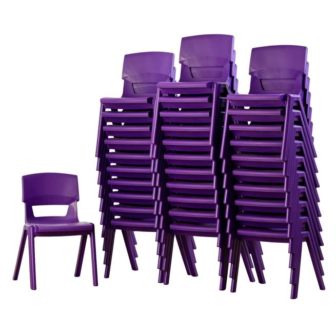 Stuhl Postura+ – Farbe Pflaume 