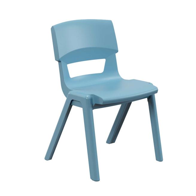 Postura+ Stuhl, Sitzhöhe: 43 cm Mittelblau