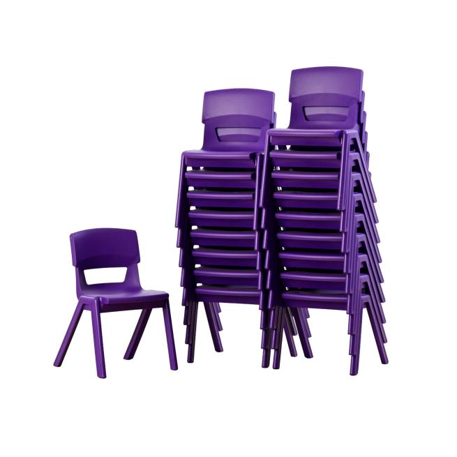 Stuhl Postura+ – Farbe Pflaume 