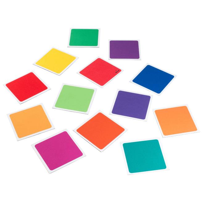 Teppichfliesen in Boomwhackers®-Farben 