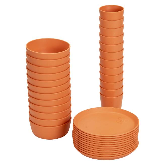 treeNside Geschirr-Set, 36-teilig Coral