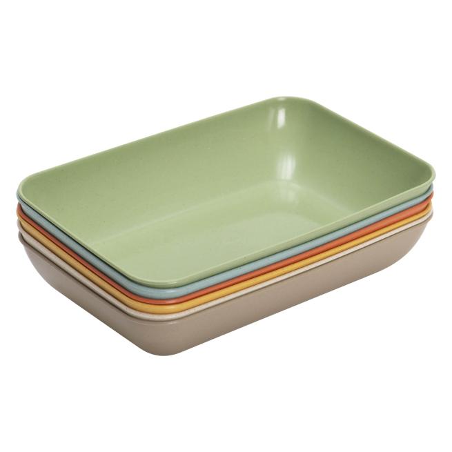 treeNside Materialschalen groß, Naturfarben 