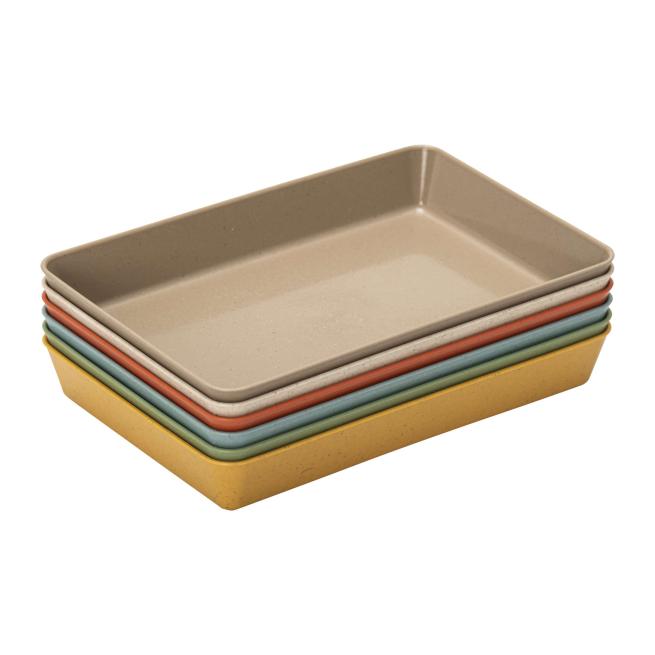 treeNside Materialschalen klein, Naturfarben 