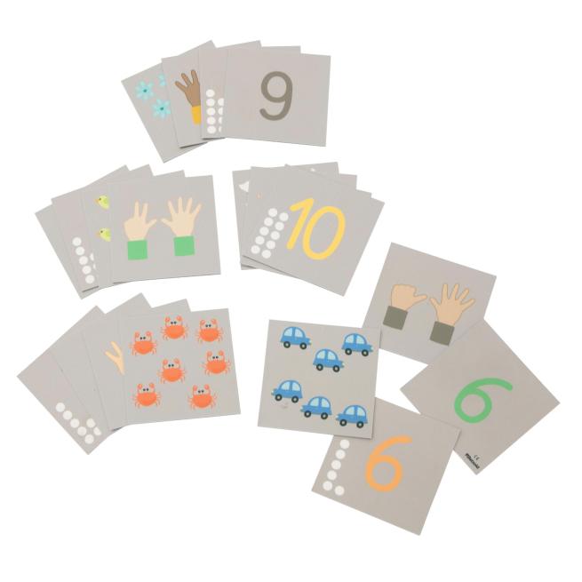 Zahlen-Teppichfliesen Ziffern 6-10