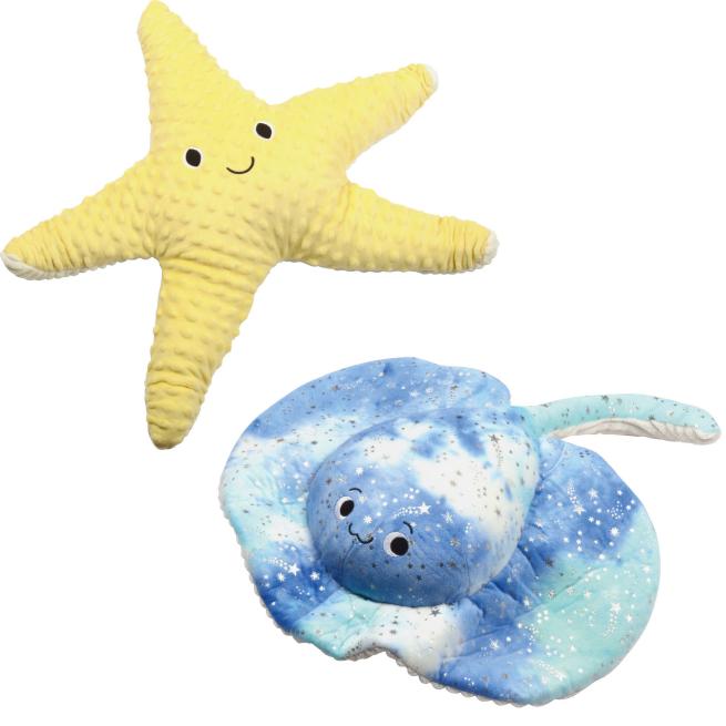 Gewichtstiere-Sets Rochen und Seestern