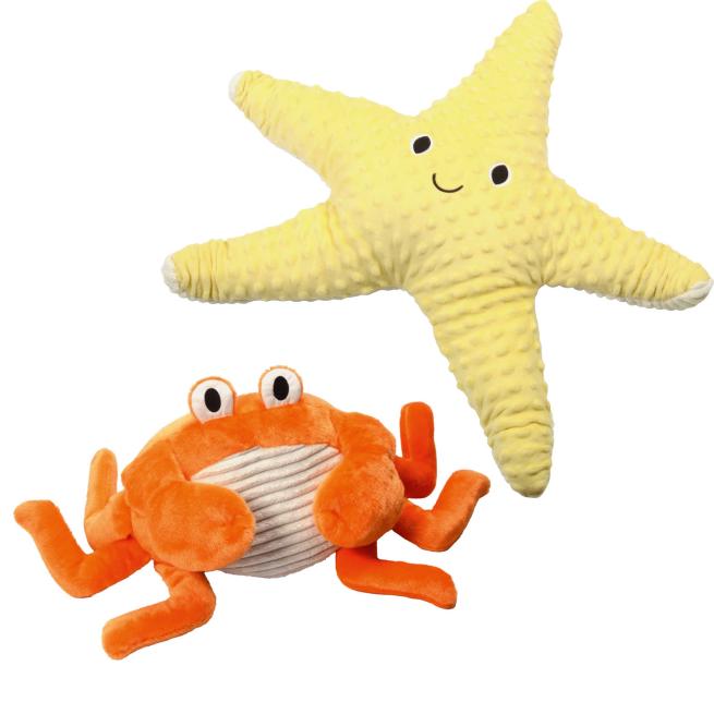 Gewichtstiere-Sets Seestern und Krabbe