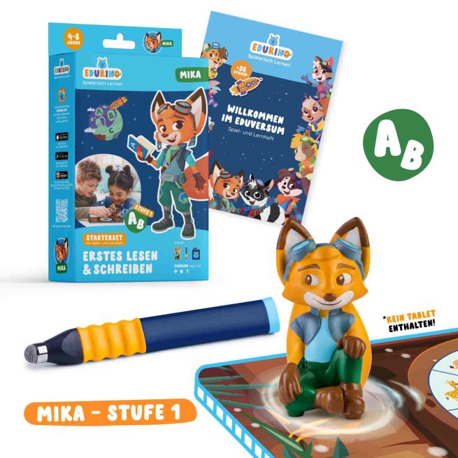 EDURINO Starterset Mika "Erstes Lesen & Schreiben" – Stufe 1 