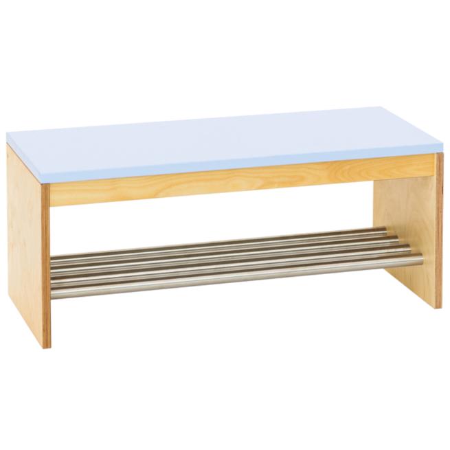 Garderobenbank CHIPPO Blau, Tiefe 33,5 cm H x L: 35 x 106,3 cm