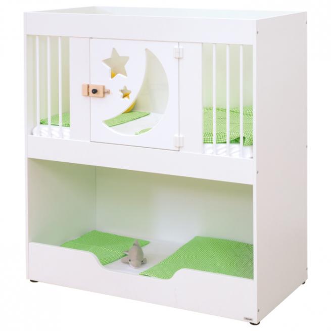 Etagenbetten Krippenetagenbett 1-türig