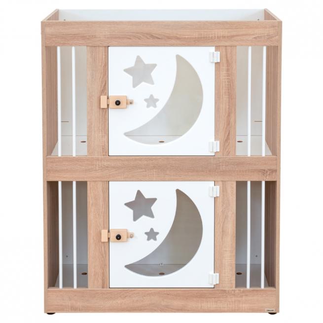 Etagenbetten Krippenetagenbett 2-türig