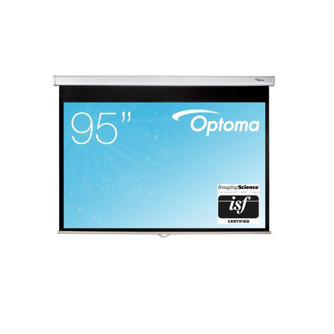 Manuelle Pulldown-Leinwände 95 Zoll, 16:10