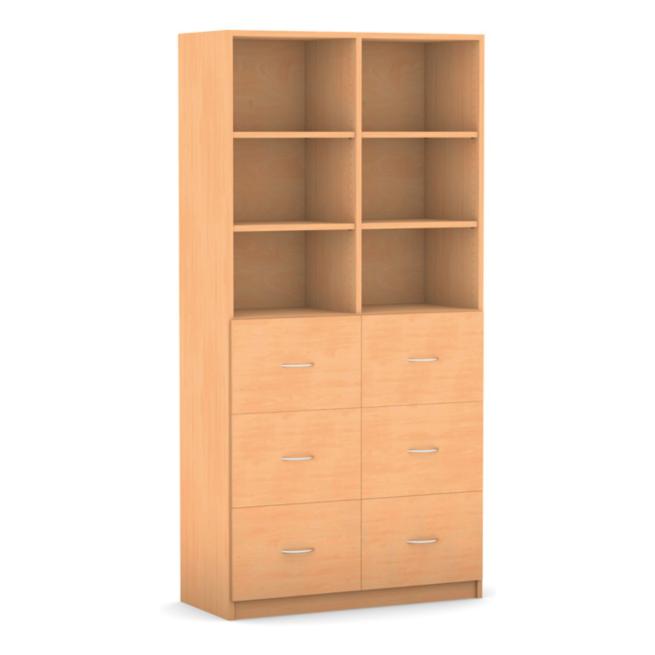 Hängeregister-Schrank, 190 x 94,4 cm, mit Mittelwand 