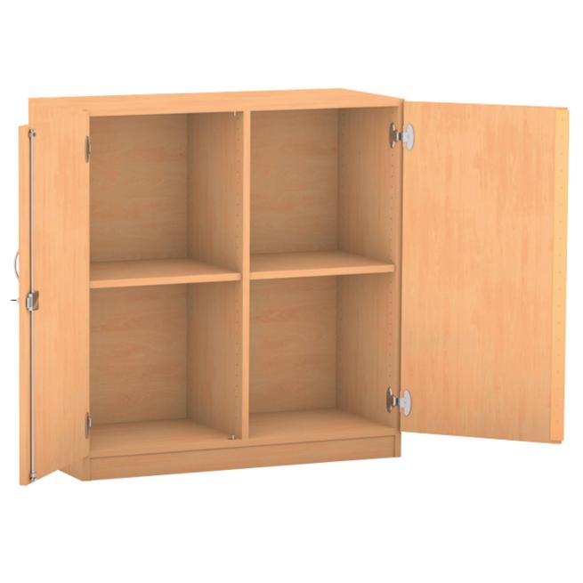 Unterschrank mit Sockel & Mittelwand, 99,1 x 94,4 cm 