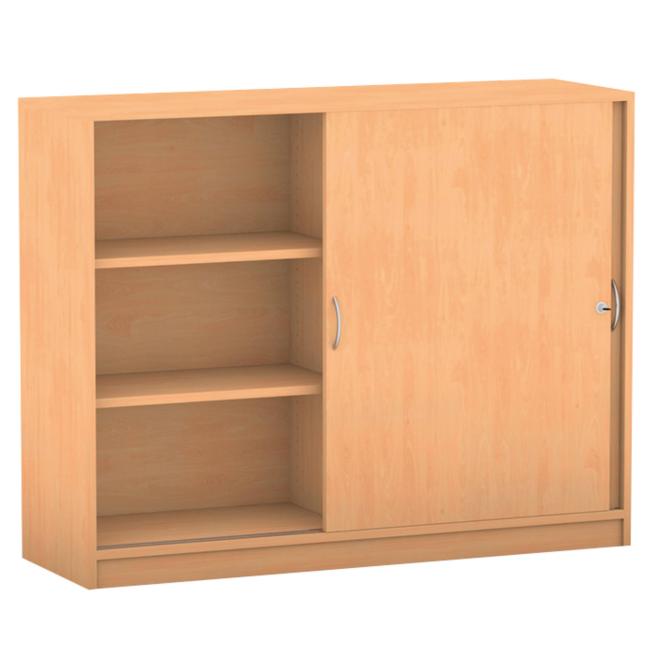 Unter-Schiebeschrank, 99,1 x 126,4 cm, 4 Böden 