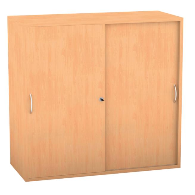 Aufsatz-Schiebetürenschrank, 90,9 x 94,4 cm, mit 2 Böden 
