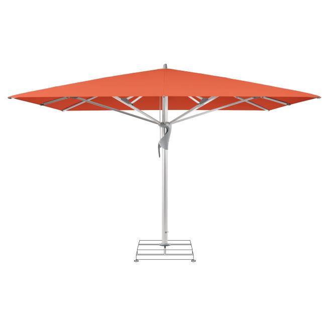 Sonnenschirm CASTELLO® Pro 450 cm mit Sockel Papaya