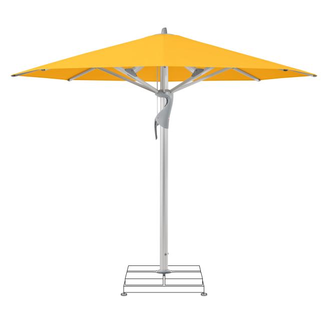 Sonnenschirm CASTELLO® Pro Ø 450 cm mit Sockel Corn
