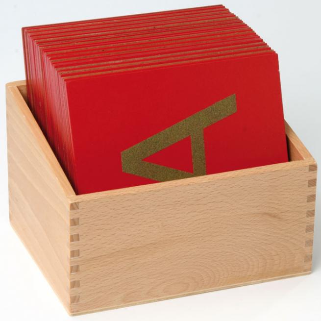 Sortierbox für Fühlbuchstaben 