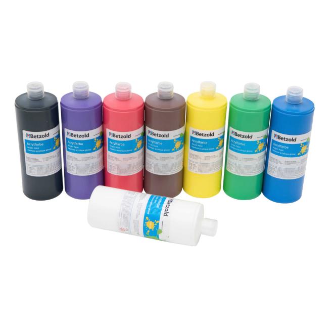 8er-Set Acrylfarben 