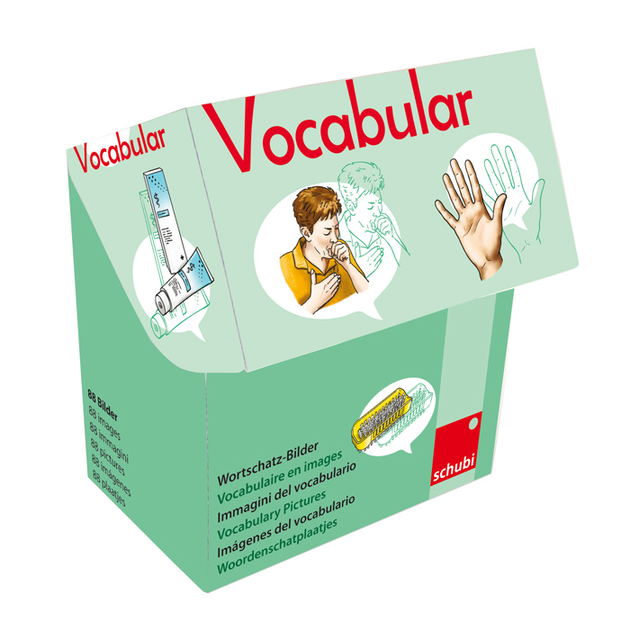 Vocabular Wortschatzbilder-Box: Körper, Körperpflege, Gesundheit 
