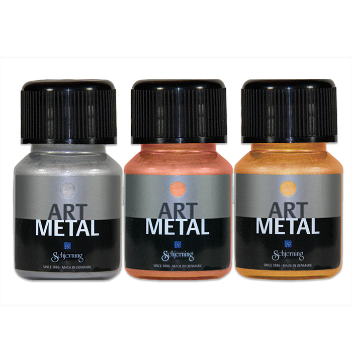Metallic-Farben - 3er-Set in Gold, Silber, Kupfer günstig ...