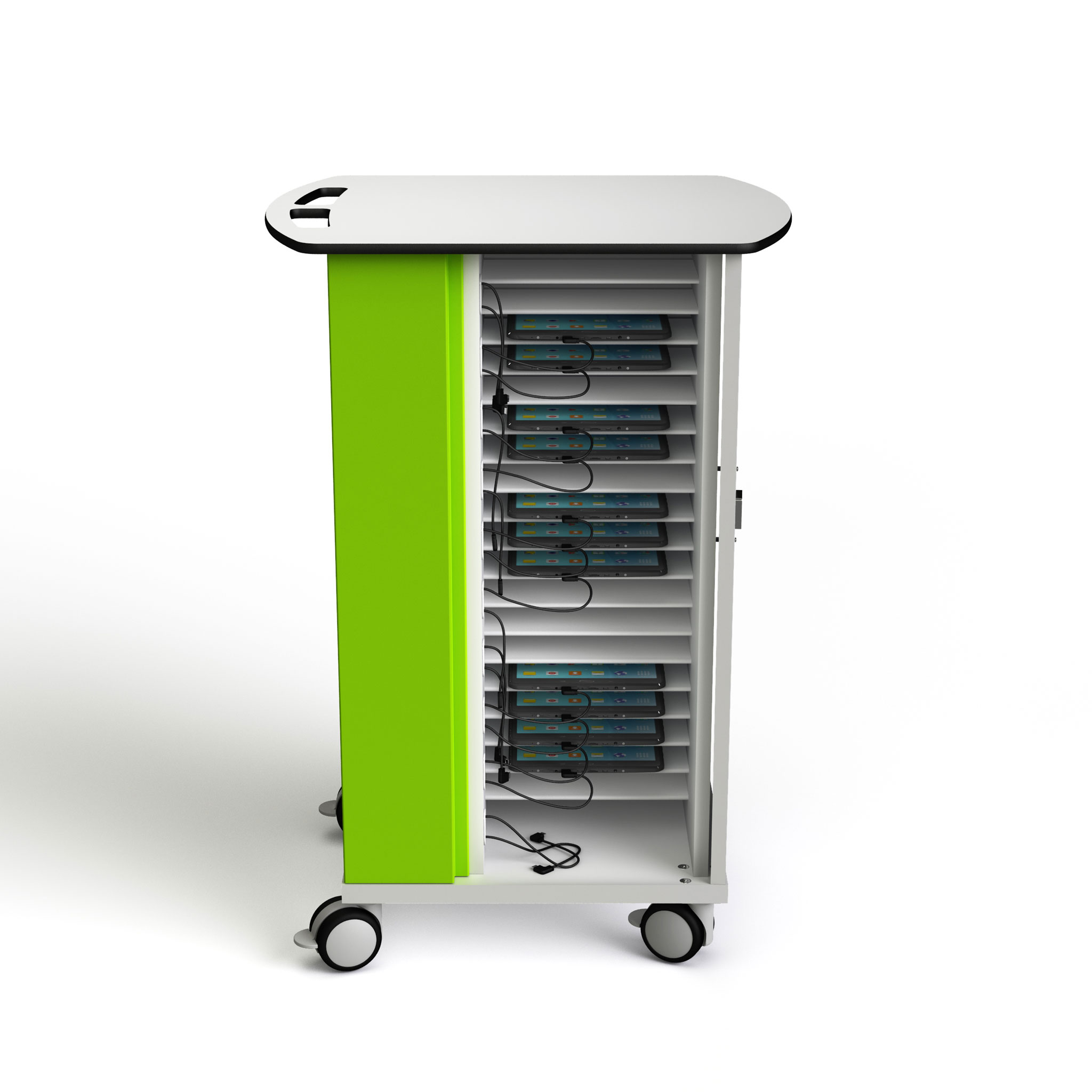 zioxi onView2 iPad Ladewagen 20 Geräte, Schlüsselschloss