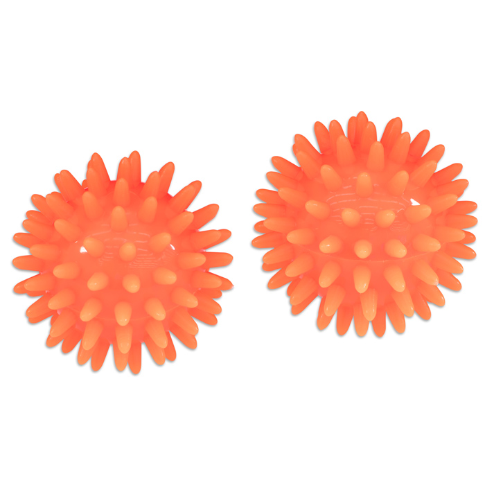 Igelbälle – 2er-Sets Orange, 6 cm, 40 g