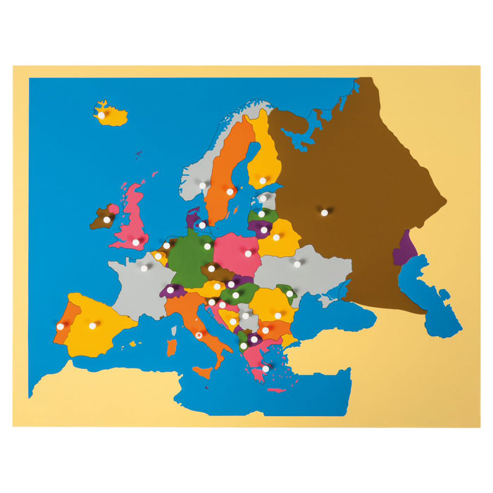 Nienhuis Puzzlekarte - Europa 