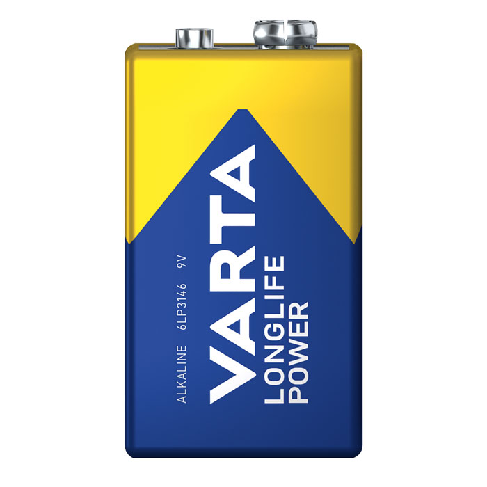 Varta Longlife Power Batterie, 9V, E-Block 