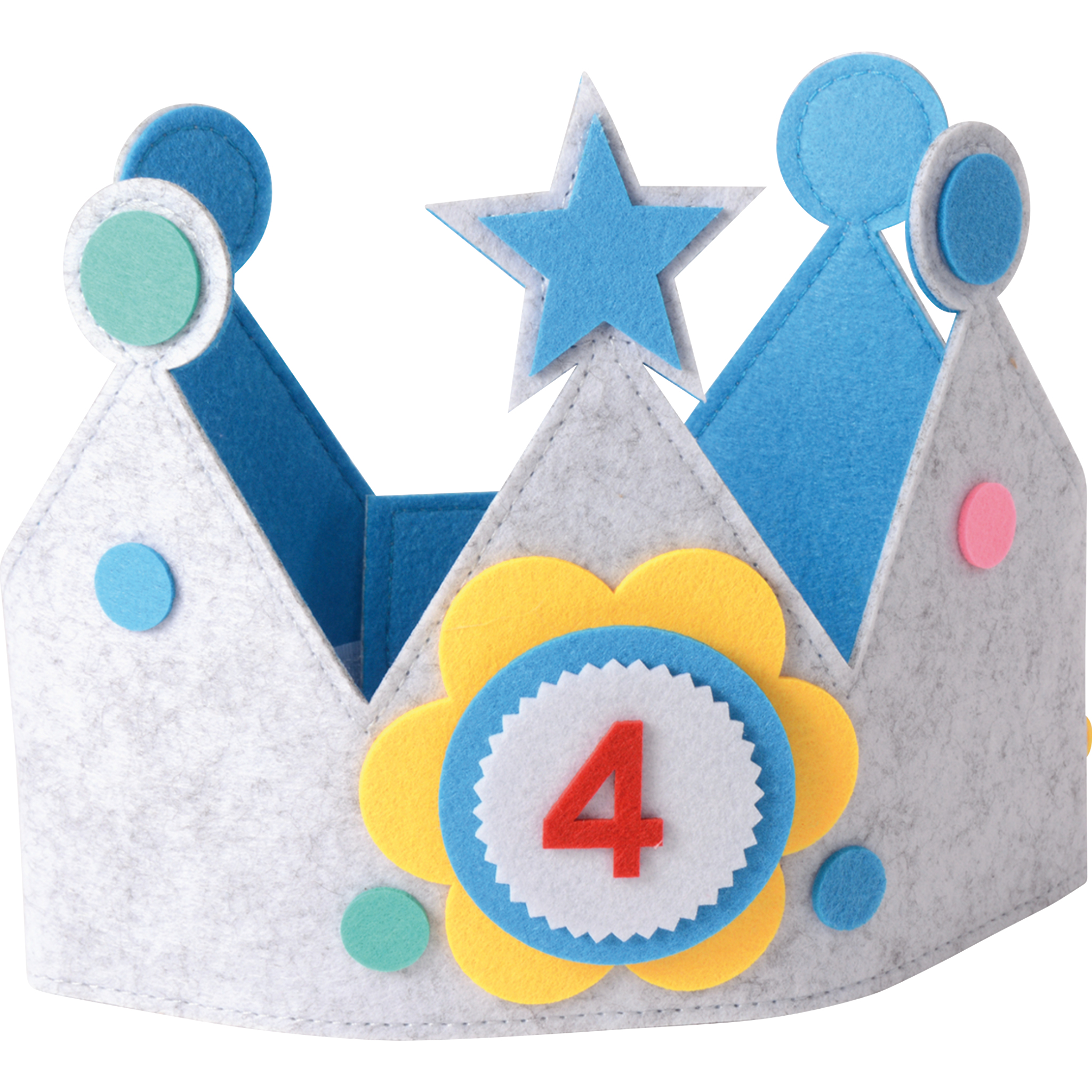 Geburtstagskrone Blau