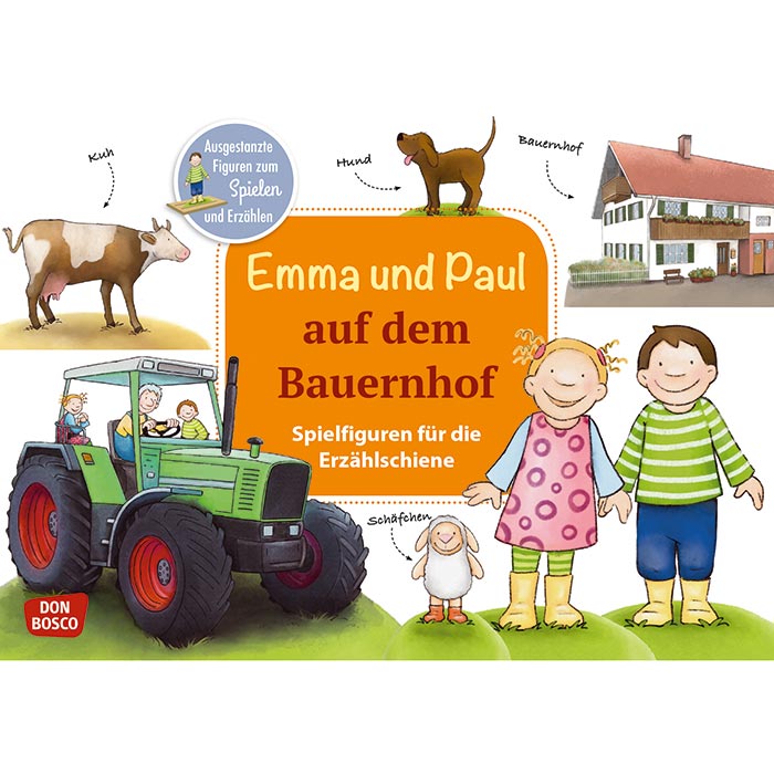 Erzählschiene, Emma und Paul auf dem Bauernhof 