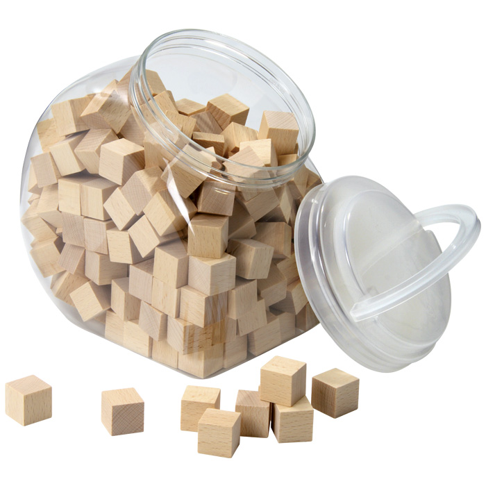 150 Holzwürfel - 2 cm - zum Bauen und Legen günstig online kaufen