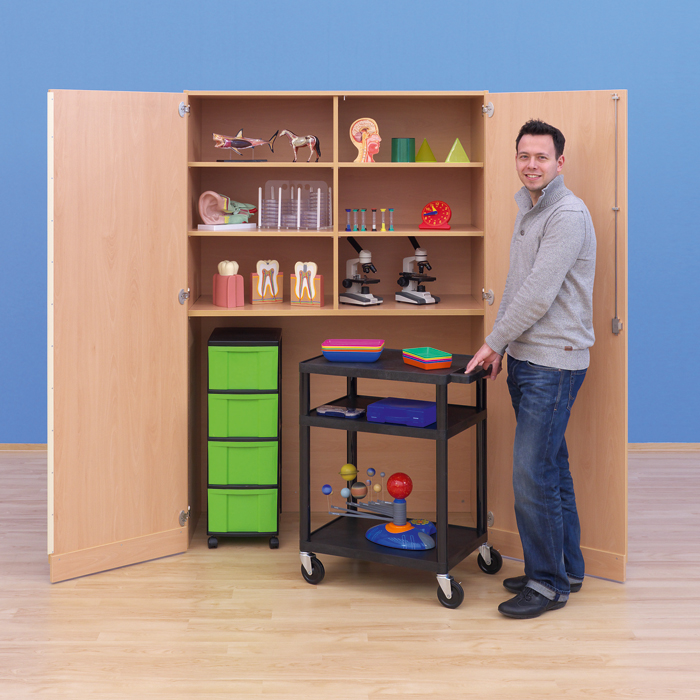 Garagenschrank mit Mittelwand und 4 hohen Boxen günstig online kaufen