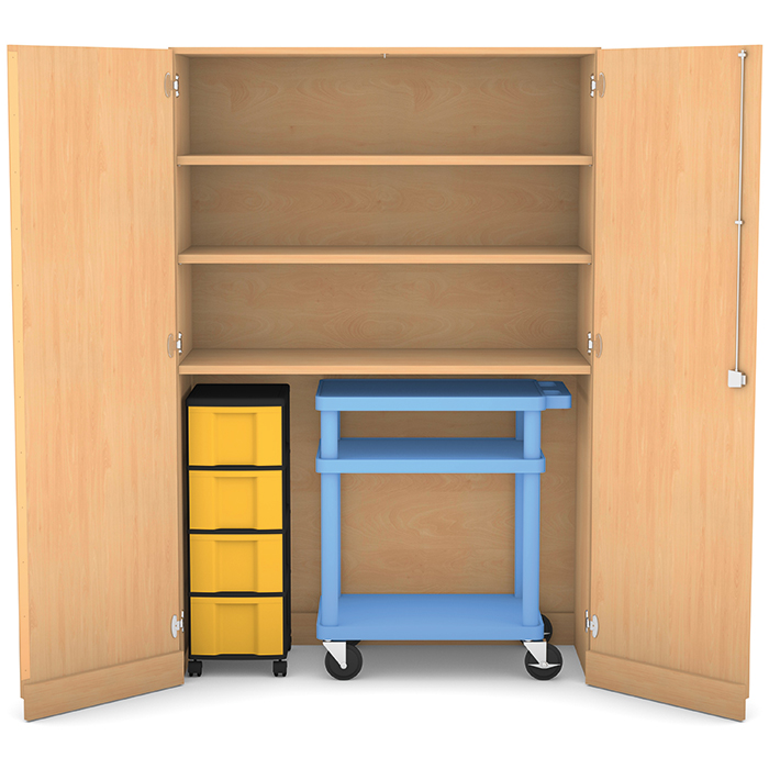 Garagenschrank ohne Mittelwand und 4 hohen Boxen günstig online kaufen