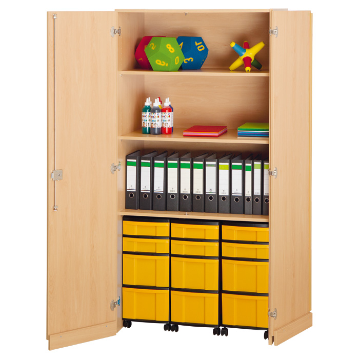 Garagenschrank - mit Rollcontainern, 190 x 95 x 50 cm - Schubladenart
