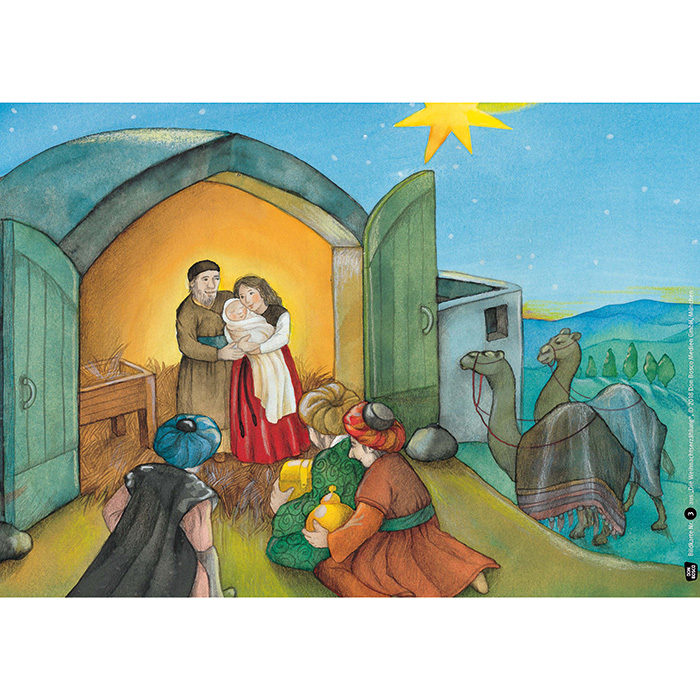 KamishibaiBildkarten, Die Weihnachtserzählung backwinkel.de