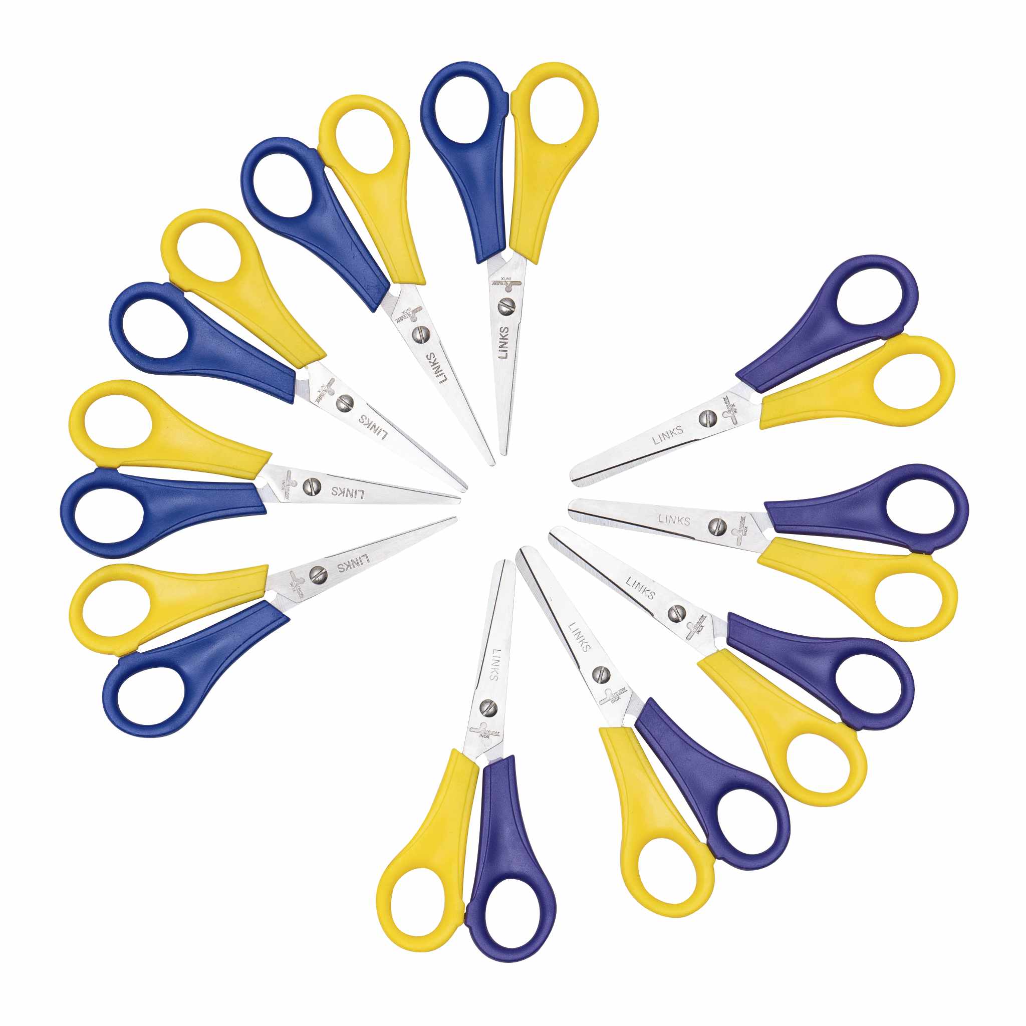 Fonzell Bastelscheren-Set Mit Austauschbaren Klingen - 16 Cm Kreativ-Scheren Für Wellen & Zickzack