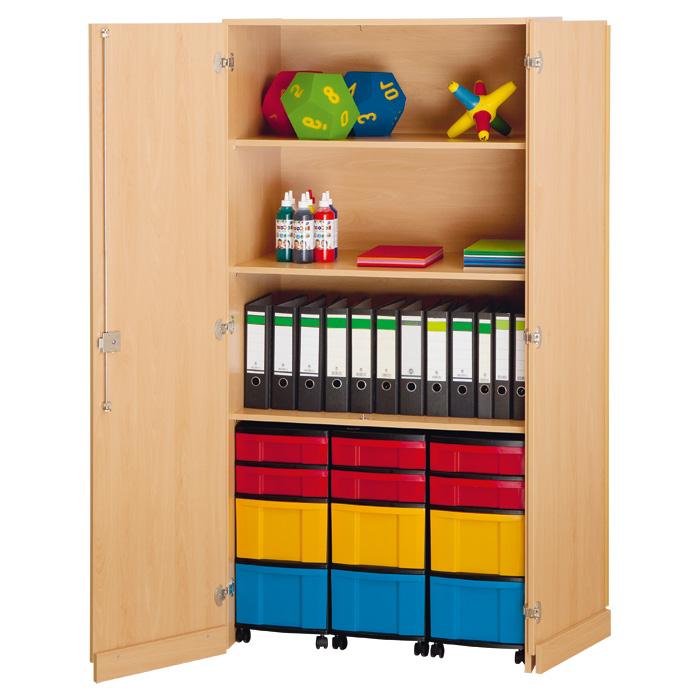 Garagenschrank - mit Rollcontainern, 190 x 95 x 50 cm - Schubladenart