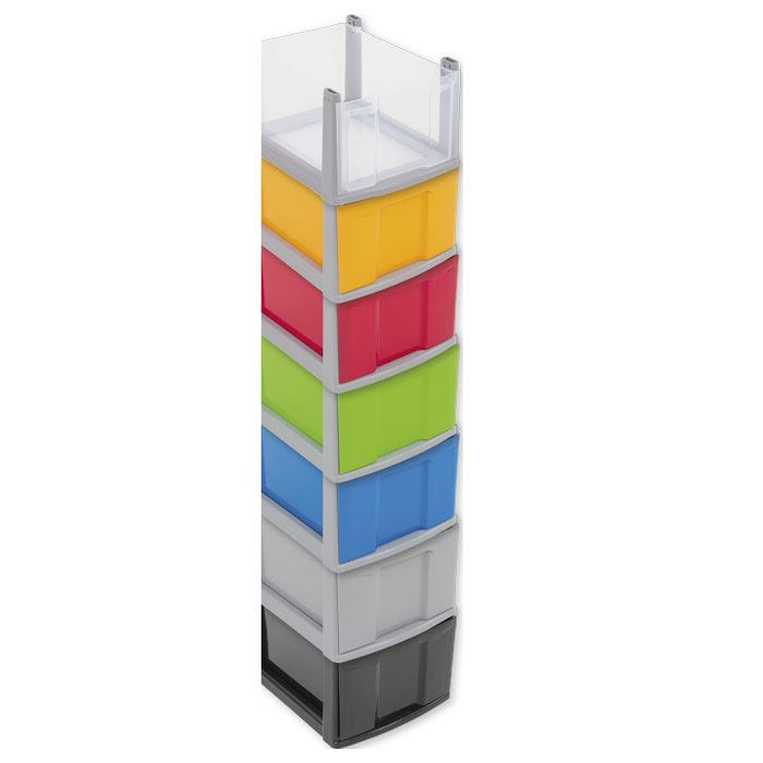 Flexeo Rahmensystem – Hohe Box, einzeln, mit grauem Rahmen günstig