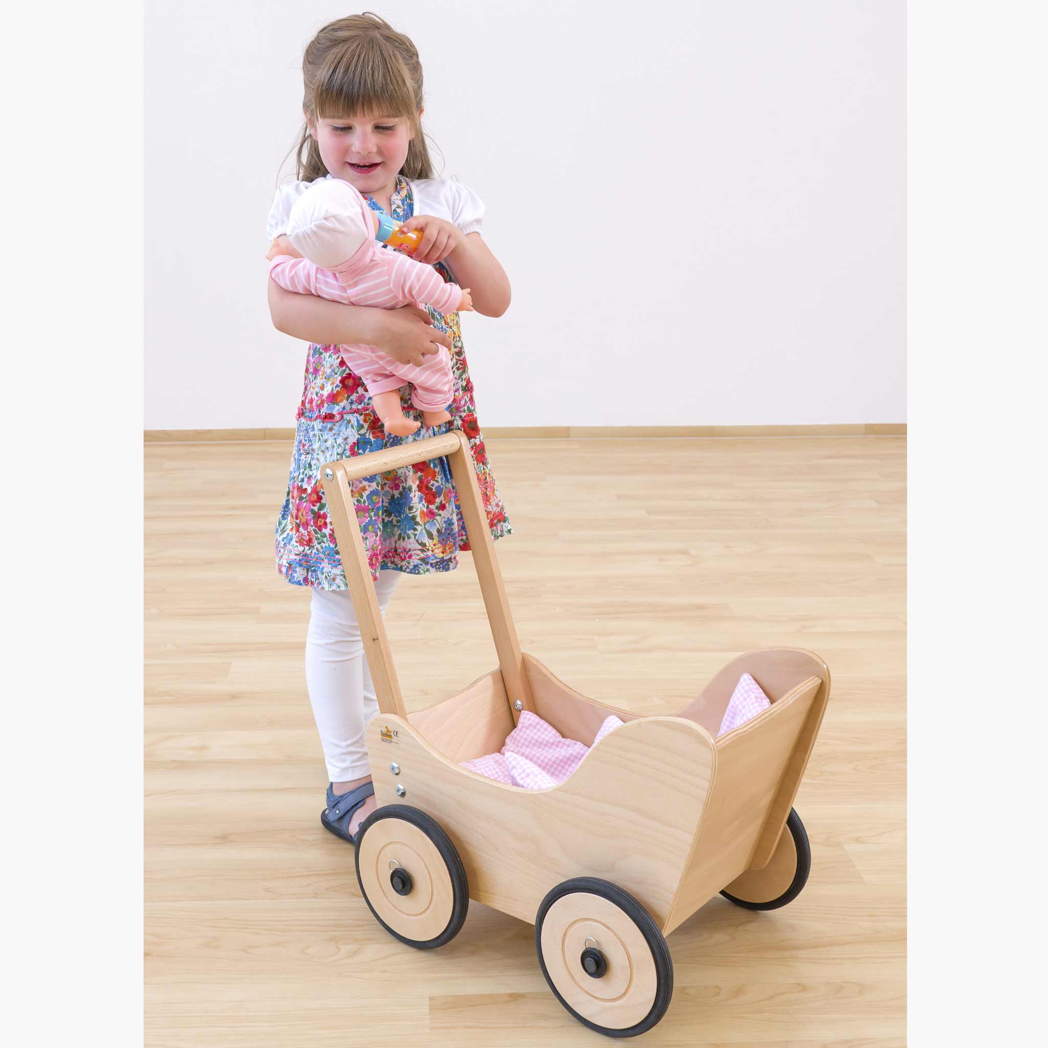Puppenwagen mit Bettwsche gnstig online kaufen bei BACKWINKEL