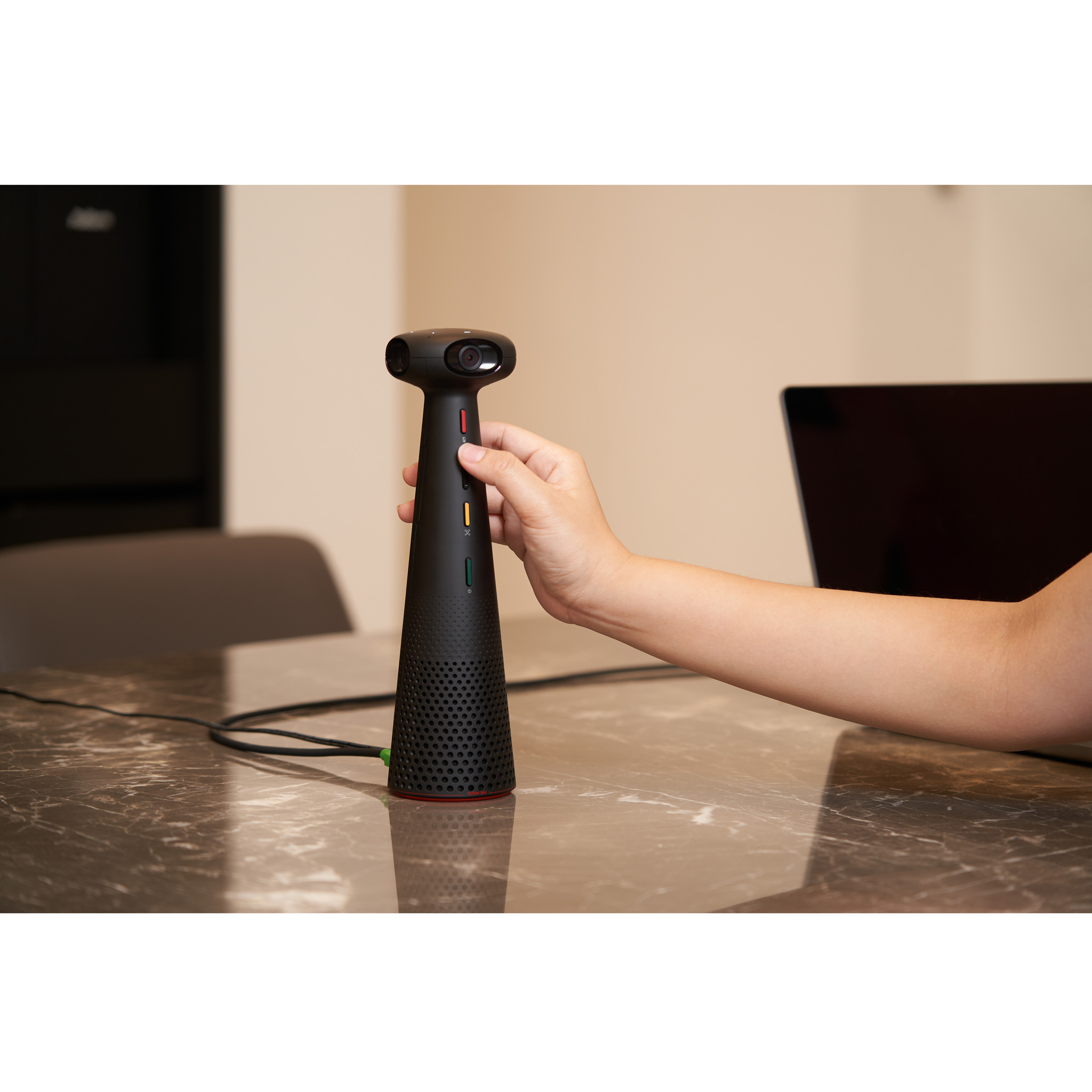 Videocamera Conferenza Ipevo TOTEM 360 - Con Vivavoce, 5K, 4 Modalità AI, Per Riunioni Ibride - Foto 3