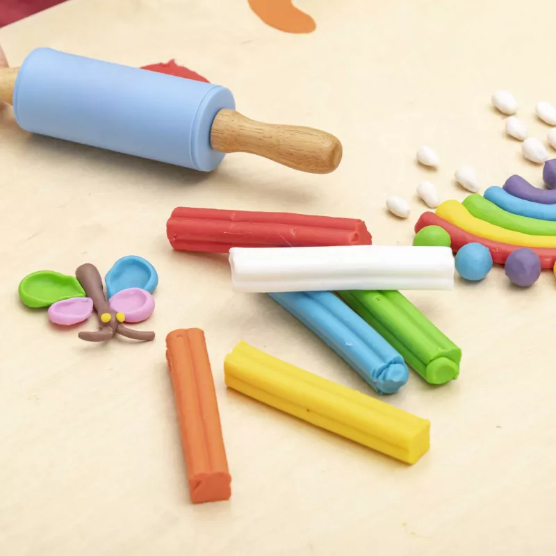 Knete, Knetmasse, Rollenkel, Farbig, Tiermodell