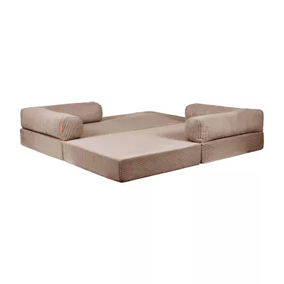 Sofa, Couch, Bodenkissen, Beige, Modulsofa