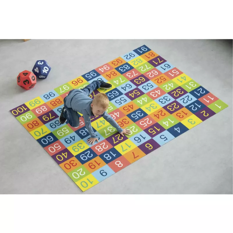 Hobby-Matte, bunter Teppich, Zahlengitter, Spielmatte, Kinder Spielbereich