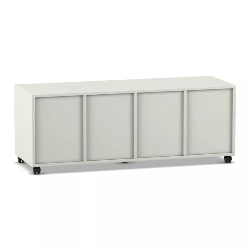 sideboard, storage, Schiebetüren, rollen, weiß
